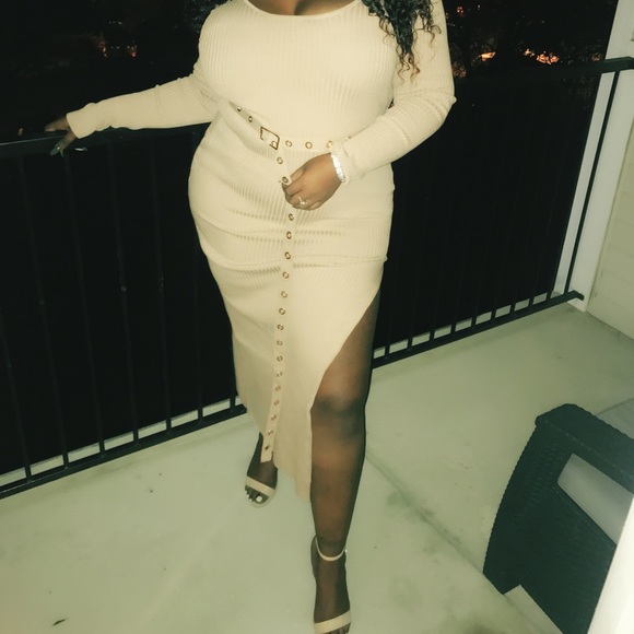 Taupe Is Hot Dress - Picture 2 of 3